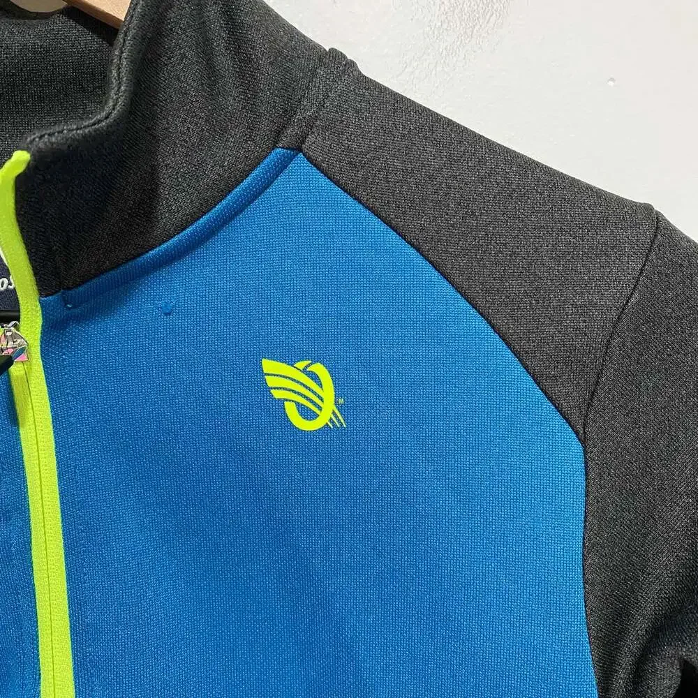 OshKosh Blue & Gray Athletic Quarter Zip Pull Over Sweatshirt Size 10